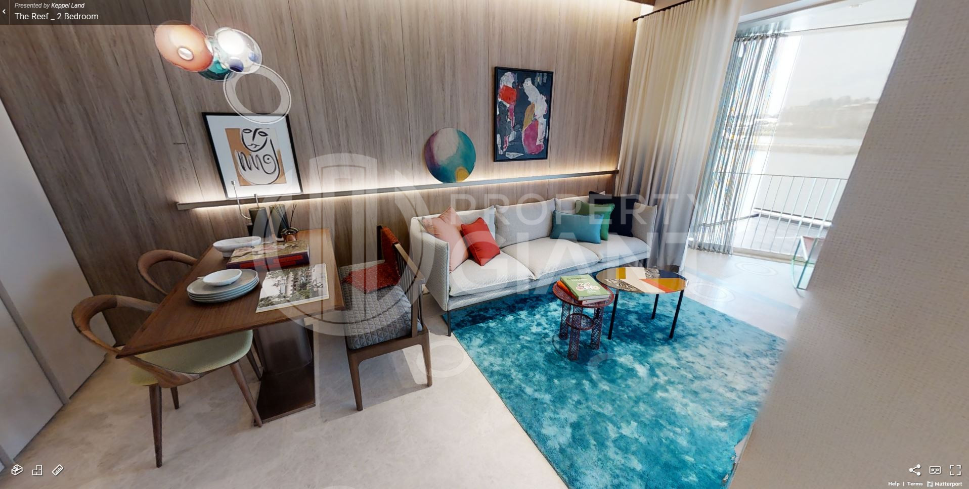 3D Virtual Tour of The Reef at King's Dock 2 Bedroom